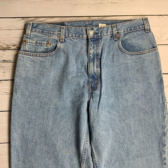 Vintage Levis 560 Jeans Mens 38 x 30 Blue Loose Baggy Relaxed Taper Denim Pants - Picture 6 of 11